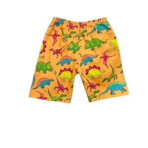 Toddler Dinosaur Printed Shorts 12-18 Months Elastic Waist 95% Cotton 5% Spandex